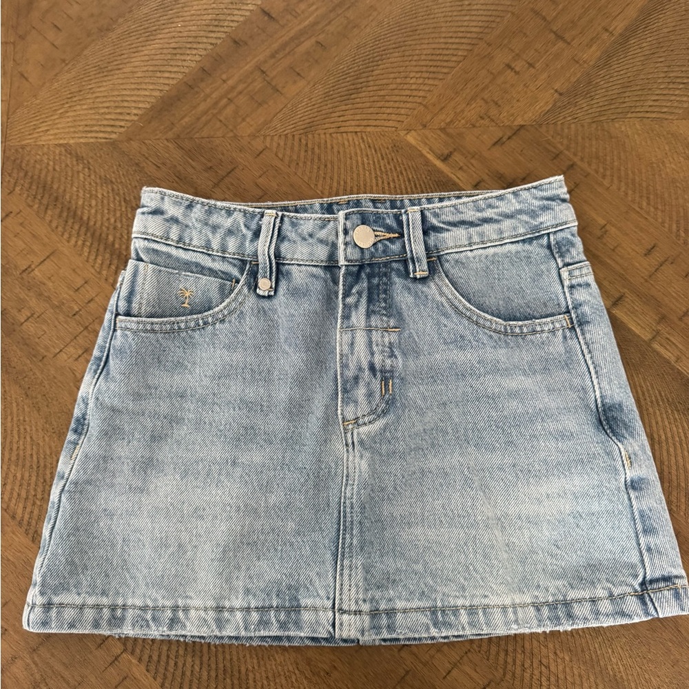 Thrills Light Blue Denim Skirt